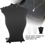 Jewelry Display Stand Pendant Necklace Chain Holder Earring Bust Display Stand Showcase Rack Black White Transparent