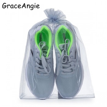 5PCS Large Size Organza Gift Bags Christmas Bags 30*40cm Wedding Drawable Organza Voile Gift Packaging Bags Cheap Pouches Bags