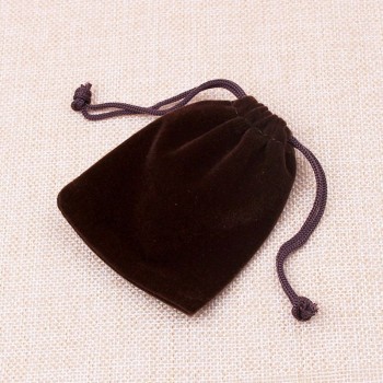 10pcs 2 Sizes Packing Drawstring Velvet Pouch Sachet Gift Bag For Jewelry Wedding Things Party Bead Container Storage Wholesale