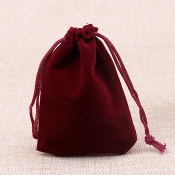 10pcs 2 Sizes Packing Drawstring Velvet Pouch Sachet Gift Bag For Jewelry Wedding Things Party Bead Container Storage Wholesale