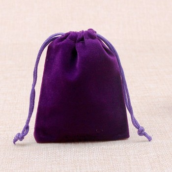 10pcs 2 Sizes Packing Drawstring Velvet Pouch Sachet Gift Bag For Jewelry Wedding Things Party Bead Container Storage Wholesale