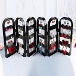 Jewelry Organizer Plastics Earring Storage Doors Design Nice Jewelry Hanging Holder Rack Acrylics Jewelry Display Stand Earrings