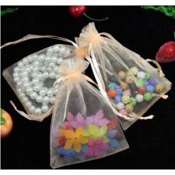 100pcs/lot 10x15 11x16 13x18 15x20cm Drawable Organza bag Wedding Christmas Gift Bags Jewelry Packaging Organza bags amp; Pouches