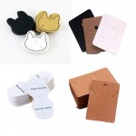 100pcs/lot Cat Rectangle Earring Paper OPP Bag Display Jewelry Brooch Pendant Necklace Bracelet Rings Hair Gifts Display Cards