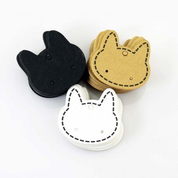 100pcs/lot Cat Rectangle Earring Paper OPP Bag Display Jewelry Brooch Pendant Necklace Bracelet Rings Hair Gifts Display Cards