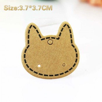 100pcs/lot Cat Rectangle Earring Paper OPP Bag Display Jewelry Brooch Pendant Necklace Bracelet Rings Hair Gifts Display Cards