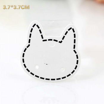 100pcs/lot Cat Rectangle Earring Paper OPP Bag Display Jewelry Brooch Pendant Necklace Bracelet Rings Hair Gifts Display Cards