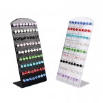36Pairs/Set Black Plastic Jewelry Holder Organizer Earrings Ear Studs Display Stand Showcase Jewelry Display Rack For Women#4681
