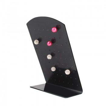 36Pairs/Set Black Plastic Jewelry Holder Organizer Earrings Ear Studs Display Stand Showcase Jewelry Display Rack For Women#4681