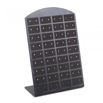 36Pairs/Set Black Plastic Jewelry Holder Organizer Earrings Ear Studs Display Stand Showcase Jewelry Display Rack For Women#4681