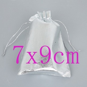 OMH 10pcs 7x9 10x12cm black silk cloth flannelette Suede Jewlery Velvet packing  scald Golden Pouch  Christmas Gift bags BZ05