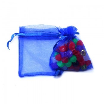 7x9/9x12/10x15cm Wholesale Christmas Gift 100Pcs Beautiful Mixed Colour Organza Pouch Jewelry Gift Bag for Wedding Festival