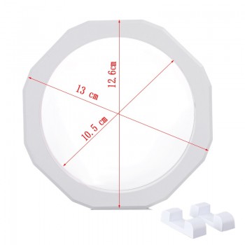 PET Membrane Jewelry Ring Pendant Display Stand Holder Bague Packaging Box Protect Jewellery amp; Stones Floating Presentation Case