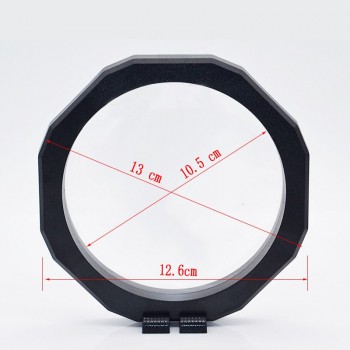 PET Membrane Jewelry Ring Pendant Display Stand Holder Bague Packaging Box Protect Jewellery amp; Stones Floating Presentation Case
