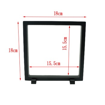 PET Membrane Jewelry Ring Pendant Display Stand Holder Bague Packaging Box Protect Jewellery amp; Stones Floating Presentation Case