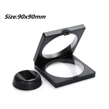 PET Membrane Jewelry Ring Pendant Display Stand Holder Bague Packaging Box Protect Jewellery amp; Stones Floating Presentation Case