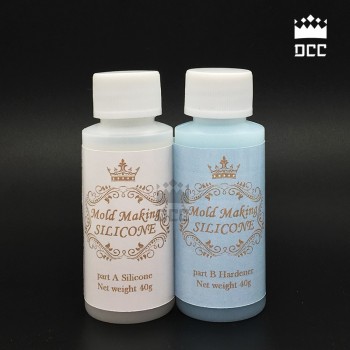 80g Mold Making Silicone Kit Natural defoaming Non-toxic Non-odor Normal temperature cured  1:1
