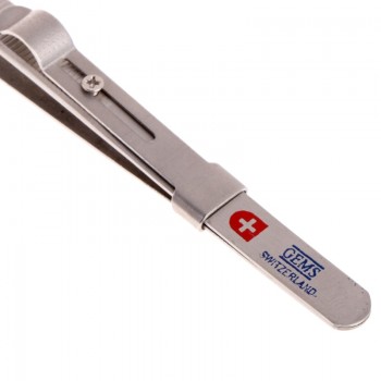 MR Jewelry Tweezer Lock Catch Tiny Diamond Stainless Steel Adjustable Craft Tool   -W128