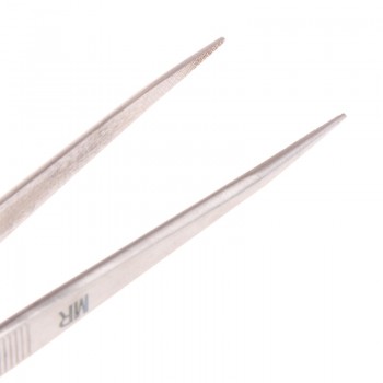 MR Jewelry Tweezer Lock Catch Tiny Diamond Stainless Steel Adjustable Craft Tool   -W128