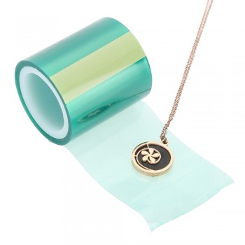 1 Roll 4cmx5m Seamless Paper Tapes For Metal Hollow Frame Expoy UV Resin Craft Open Bezel Setting Helper Tool DIY Charm Pendant