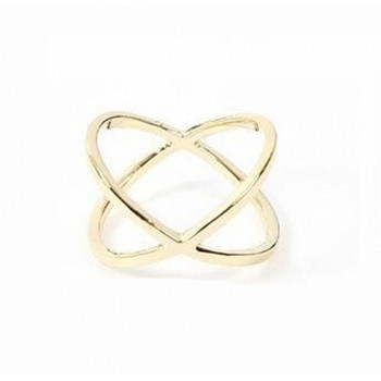 2019 fashion of the new X thermal model of finger gelenke women  surrounding three-dimensional hollow ring cross hot fashion in