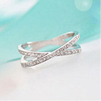 2019 fashion of the new X thermal model of finger gelenke women  surrounding three-dimensional hollow ring cross hot fashion in