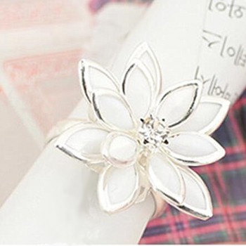 Hot Sale Fashion Jewelry Rings  Black Rose Flower Opening Rings Index Finger Adjustable Rings For Woman Free Shipping