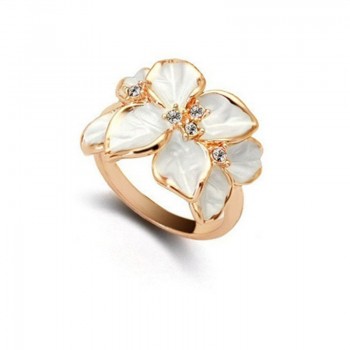 Hot Sale Fashion Jewelry Rings  Black Rose Flower Opening Rings Index Finger Adjustable Rings For Woman Free Shipping