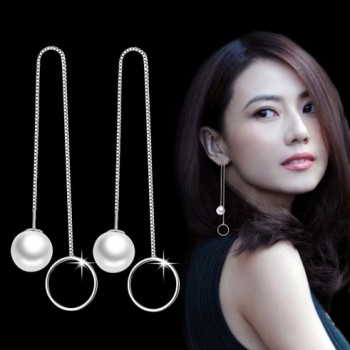 OMHXZJ Wholesale Sweet girl boy Fashion jewelry woman pure natural shell freshwater pearl 925 Sterling silver Stud Earrings YS01