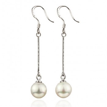OMHXZJ Wholesale Sweet girl boy Fashion jewelry woman pure natural shell freshwater pearl 925 Sterling silver Stud Earrings YS01