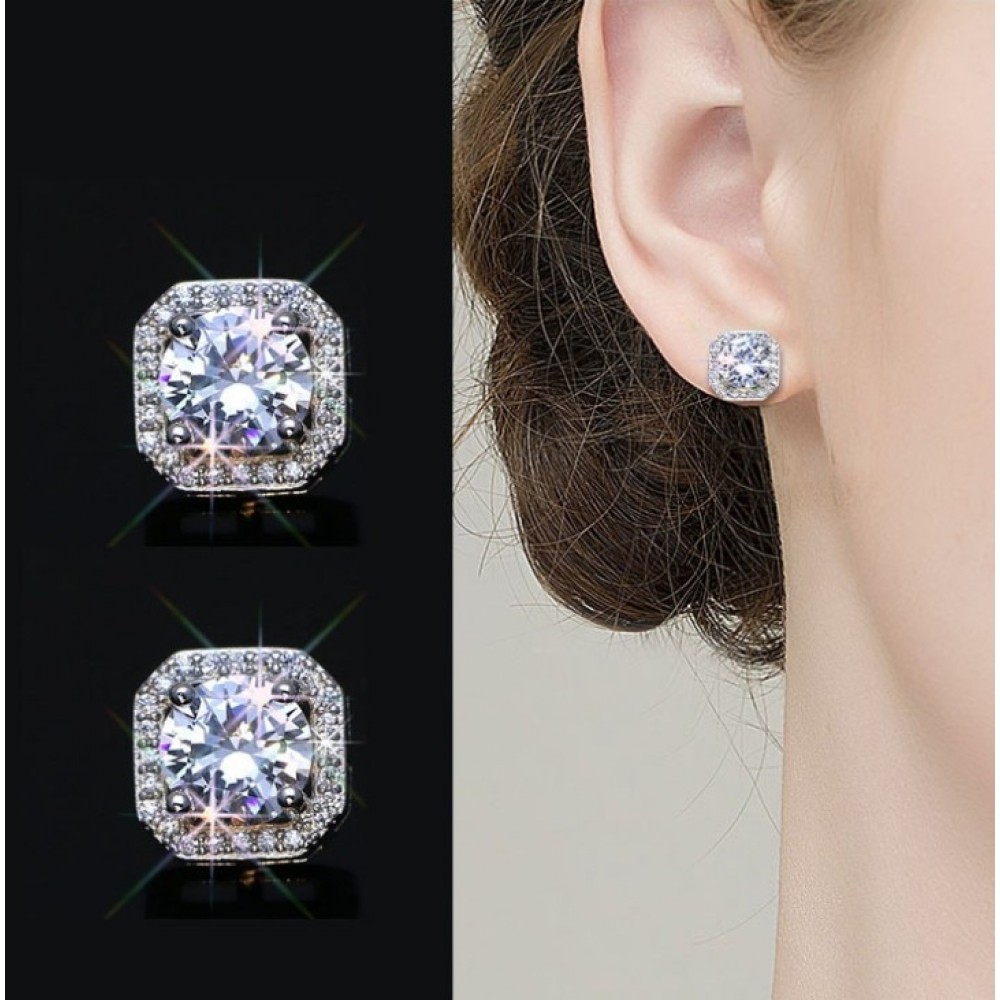 2019 New Sale fashion jewelry Water droplets wild carved female crystal from Swarovski high-end wedding jewelry earrings