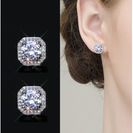 2019 New Sale fashion jewelry Water droplets wild carved female crystal from Swarovski high-end wedding jewelry earrings