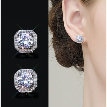 2019 New Sale fashion jewelry Water droplets wild carved female crystal from Swarovski high-end wedding jewelry earrings