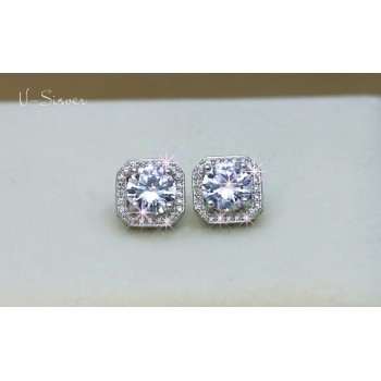 2019 New Sale fashion jewelry Water droplets wild carved female crystal from Swarovski high-end wedding jewelry earrings