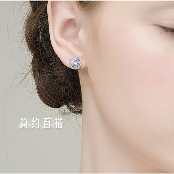 2019 New Sale fashion jewelry Water droplets wild carved female crystal from Swarovski high-end wedding jewelry earrings