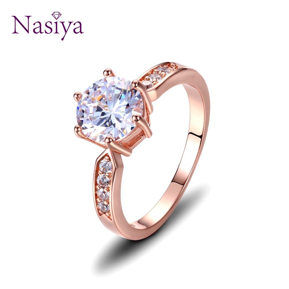 Wholesale Crystals Wedding Rings For Women With AAA Austrian Cubic Zirconia Eternity Rings Fashion 925 Silver Jewelry 2 Colors
