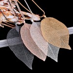 2018 Sweater Coat Necklaces Ladies Girls Special Leaves Leaf sweater Pendant Necklace Long Chain Jewelry for Womens bijou Gift