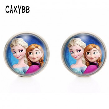 Anna Elsa girls crystal film pendant Bracelet summer Jewelry necklace style 2016 Best Selling FREE DELIVERY