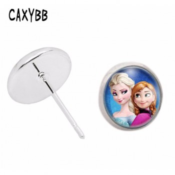 Anna Elsa girls crystal film pendant Bracelet summer Jewelry necklace style 2016 Best Selling FREE DELIVERY