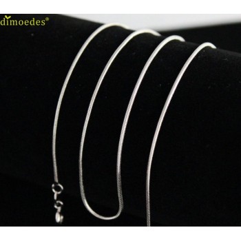 Diomedes Newest Creative Hot Sales Fashion Snake Chain Necklace Mens Womens Silvering Jewelry Snake Chain Necklace