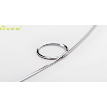Diomedes Newest Creative Hot Sales Fashion Snake Chain Necklace Mens Womens Silvering Jewelry Snake Chain Necklace