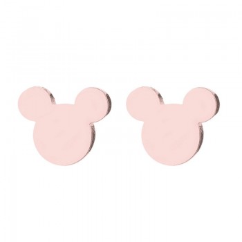 SMJEL Simple Mouse Necklace Cartoon Style Stainless Steel Mickey Pendant Necklaces Collar Christmas Gift Birthday Gift Bijoux