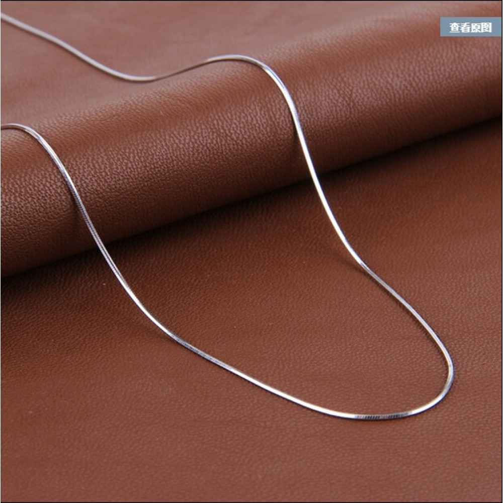 2017 High quality fashion hot sell snake chain 925 sterling silver ladies`snake necklaces jewelry gift wholesale