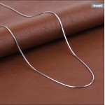 2017 High quality fashion hot sell snake chain 925 sterling silver ladies`snake necklaces jewelry gift wholesale
