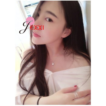 PATICO Hot 925 Sterling Silver Necklace And Pendants Jewelry For Women With Box Chain Luxurious Big CZ Crystal Stone Accessories