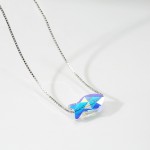BAFFIN Simple Fish Pendant Necklaces For Women Colorful Playful Beads Jewelry Crystals From Swarovski S925 Silver Girls Gift