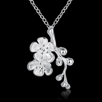 Jemmin New Arrival Fashion Korean Style 925 Sterling Silver Statement Long Pendant Necklace Free Shipping
