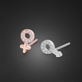 Simple style 100% solid 925 sterling silver cross Stud earrings. Womens rose gold earrings jewelry lovers gifts wholesale