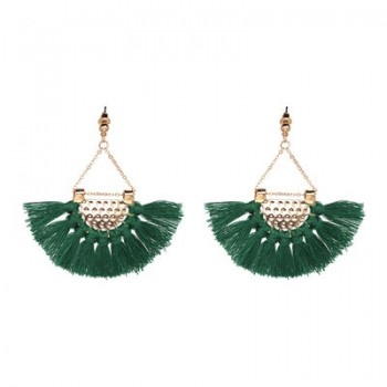 JURAN 13 Colors 2017 New Fashion Fringing Earrings Statement Jewelry Tassel Long Earring For Women Wedding Dangle Drop Earrings