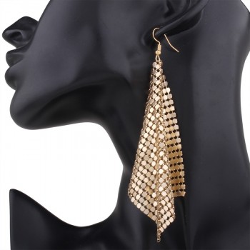 bls-miracle New fashion jewelry accessorie Bohemia alloy tassel Small sheet Drop earring best gift for lovers wholesale E418